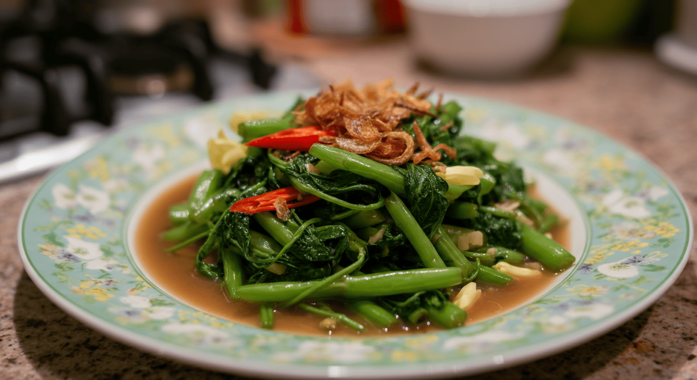 tumis-kangkung-bunga-pepaya