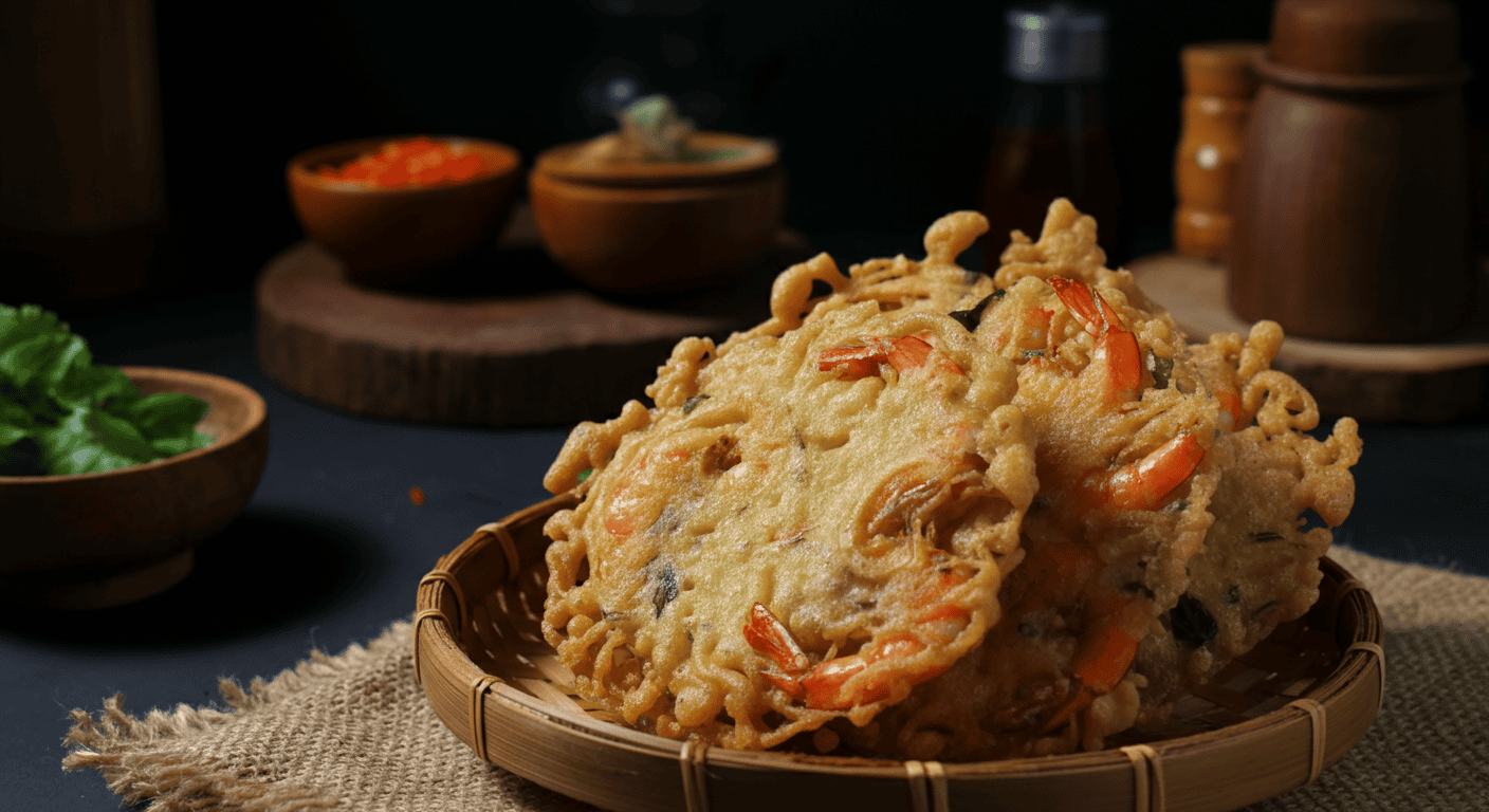 peyek udang khas banten