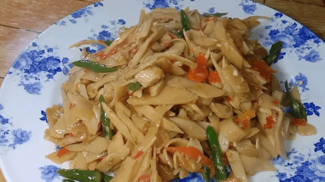 Resep Rebung Tumis Pedas